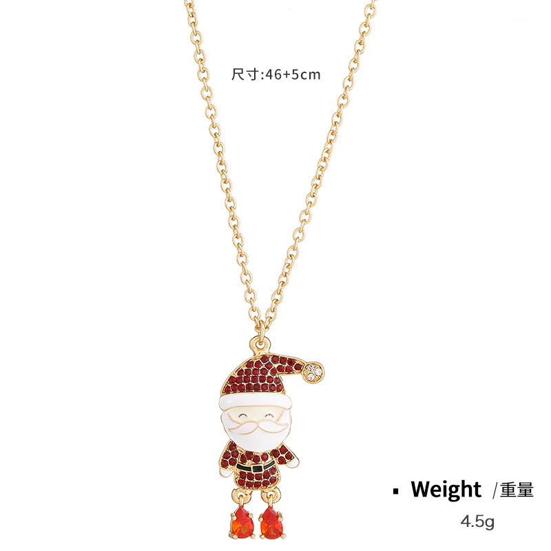 Wholesale  Cartoon Christmas Series Necklace