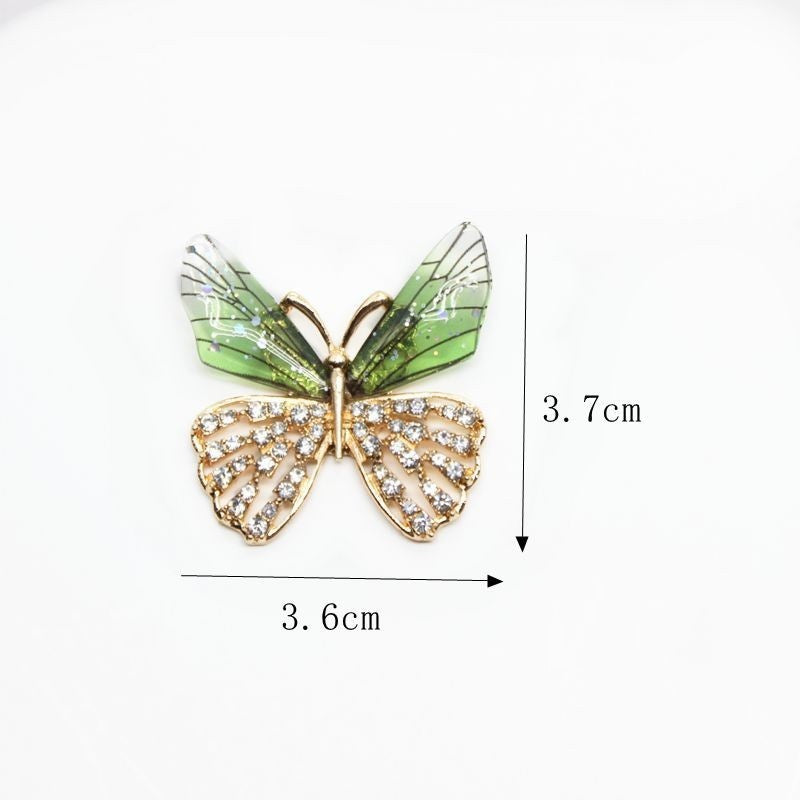Wholesale metal butterfly dragonfly car perfume clip bee car air conditioning outlet fragrant decorative clip