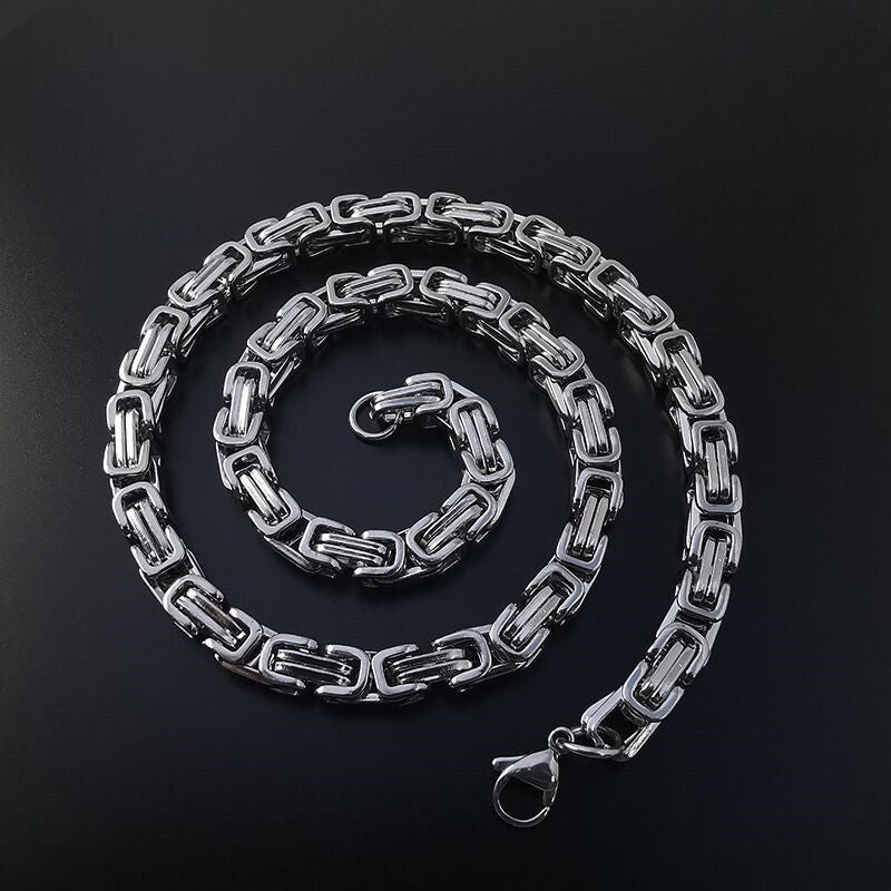 Wholesale Niche cold style heavy metal titanium steel necklace