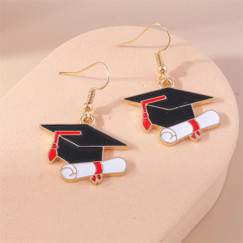 Wholesale  Easter Egg Pendant Zinc Alloy Earrings