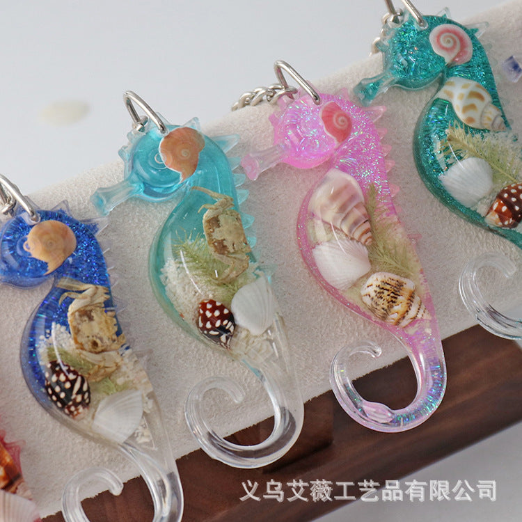 Wholesale Seahorse Keychain Marine Keychain
