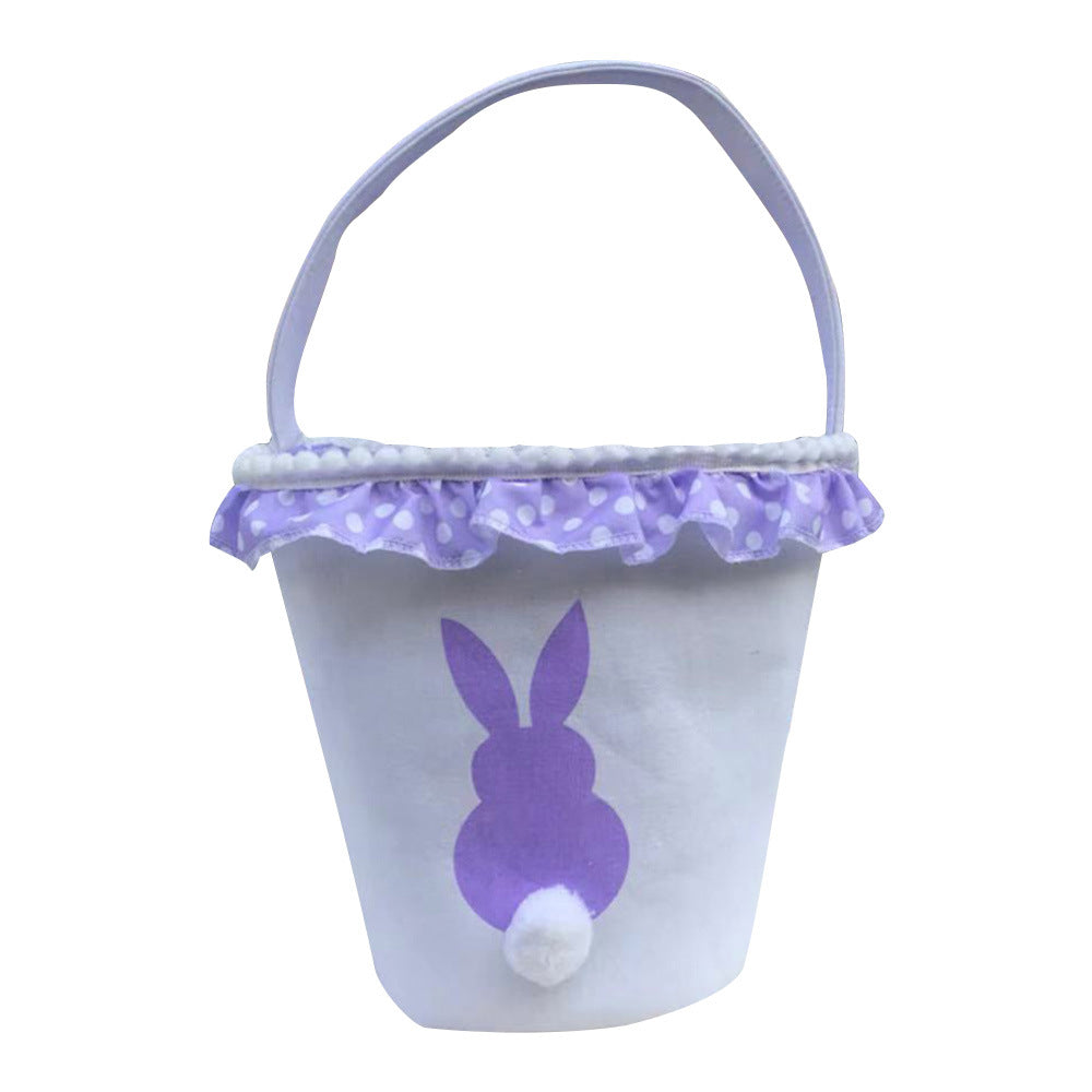 Wholesale 30PCS Easter Rabbit Tail Cotton Handbags