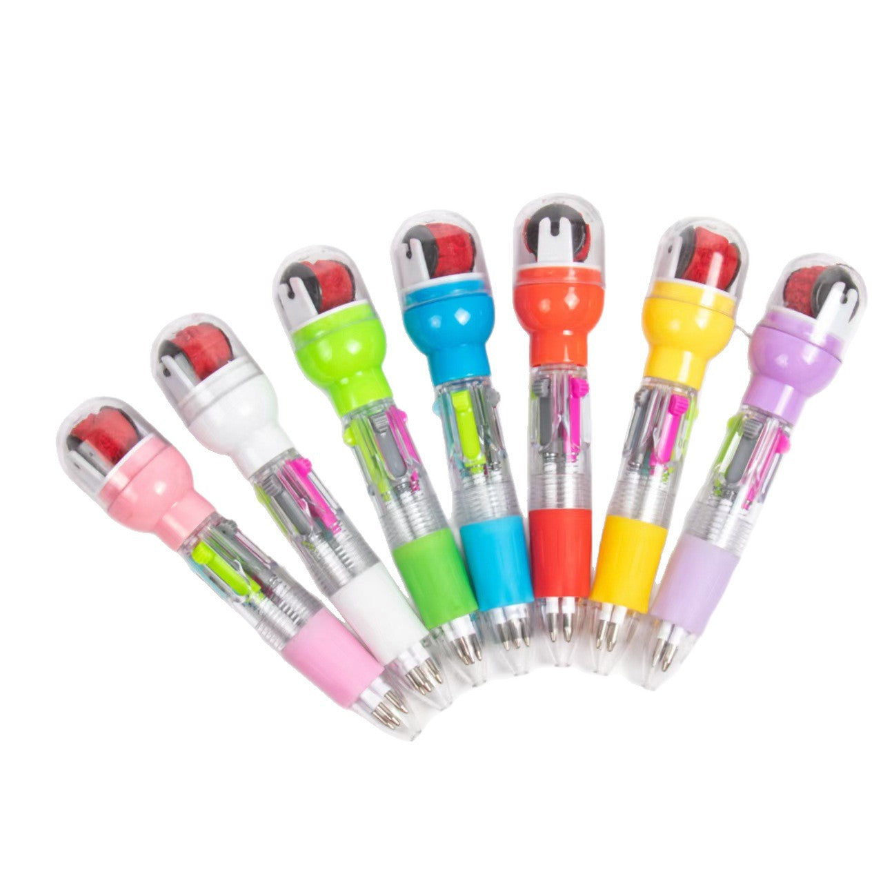 Wholesale 2pcs Creative Mini Roller Seal Short Four Color Pen