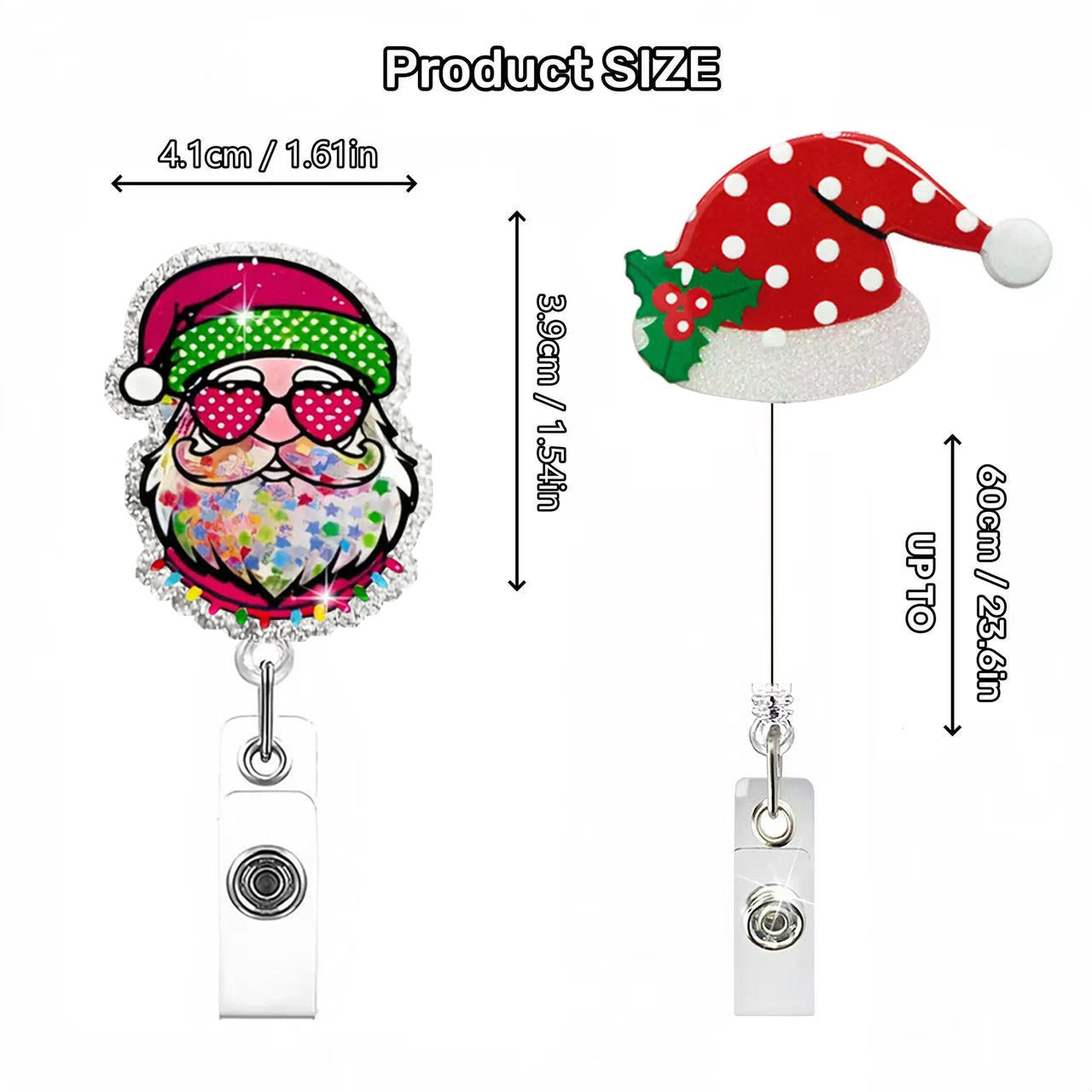 Wholesale Christmas Tree Christmas Cartoon Badge Reels