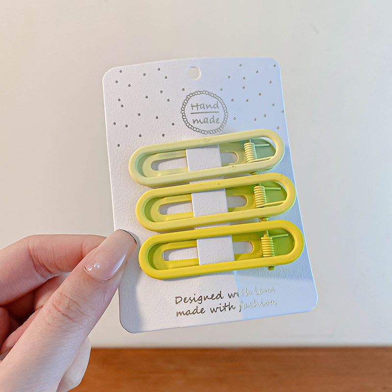 Wholesale Candy Color Metal Hair Clips