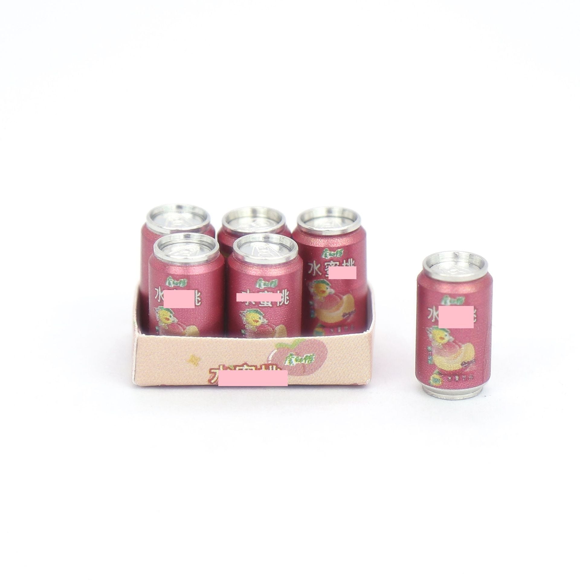 Wholesale mini simulation beer box beverage box model ornaments