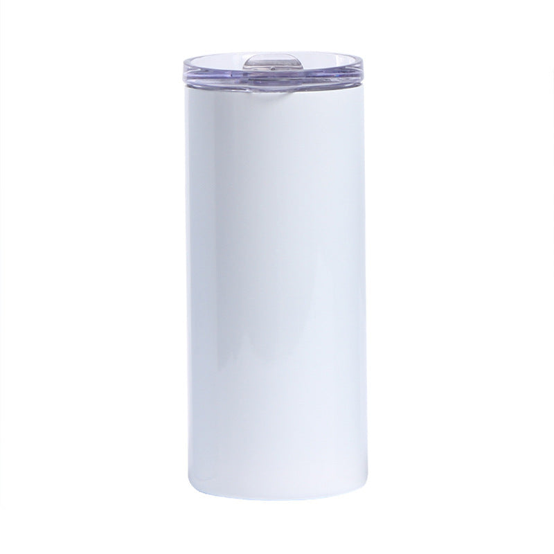 Wholesale 20oz 304 stainless steel sublimation coating heat transfer anti-fall straight tube diy suction cup thermos cup
