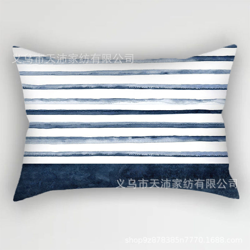 Wholesale Blue Fresh Short Plush Pillowcases