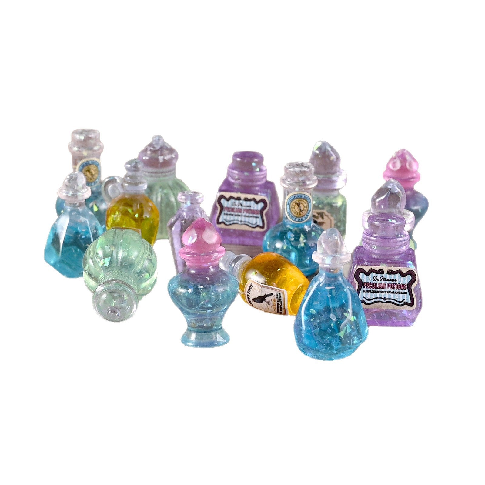 Wholesale Retro Magic Potion Bottle Miniature Resin Decor For Dollhouse 1 12 Scale Chic DIY Accessory Party Favor