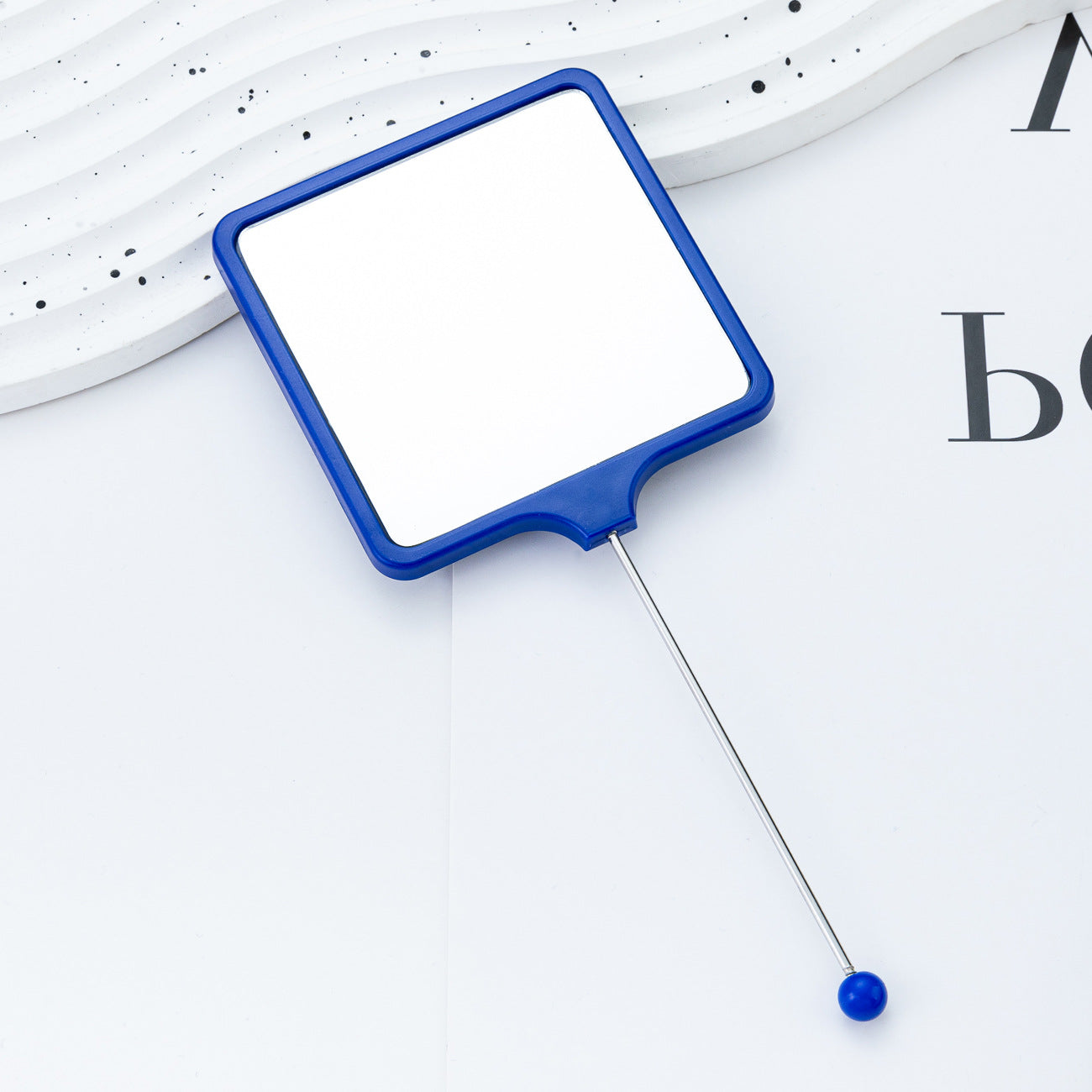 Wholesale Multicolor hand-held square DIY small mirror