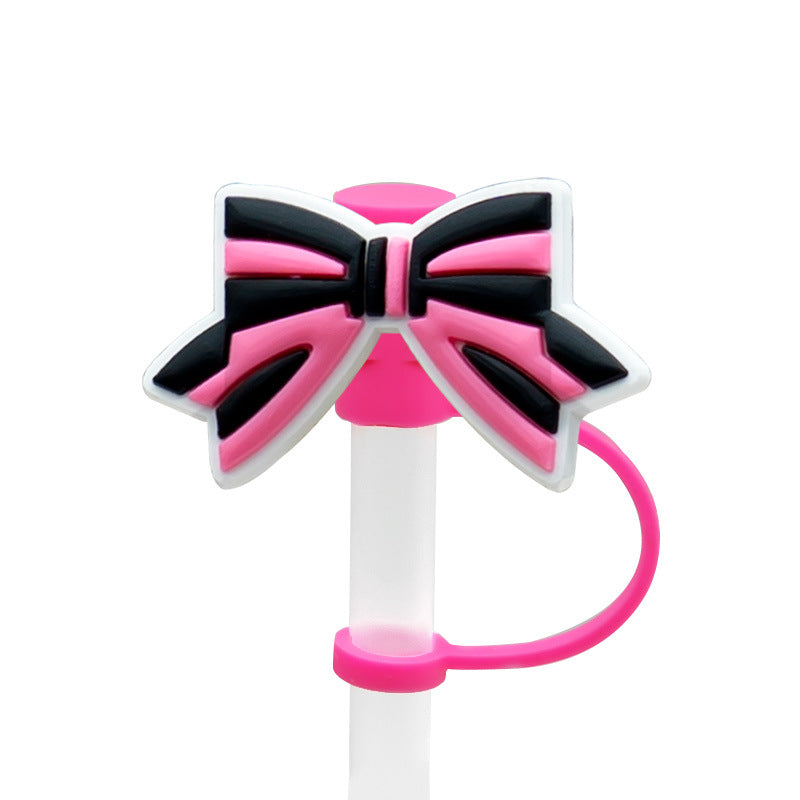 Wholesale of 10pcs Cute Silicone Straw Sets