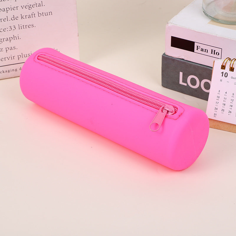Wholesale School Bag  Silicone Pencil Case Fountain Pen Stationery Bag