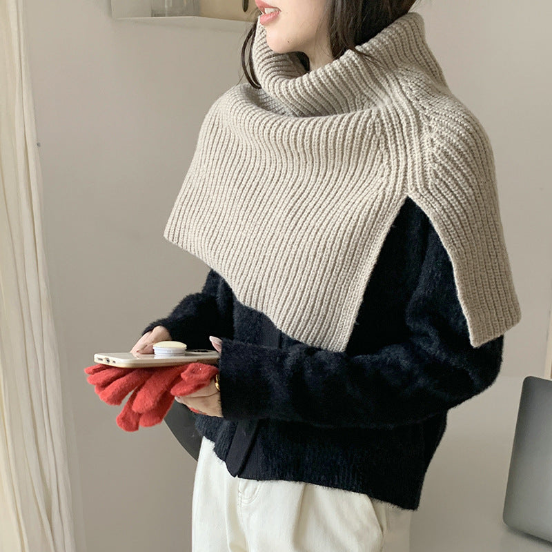 Wholesale Winter Fashion with A Pullover and A High Neck Scarf