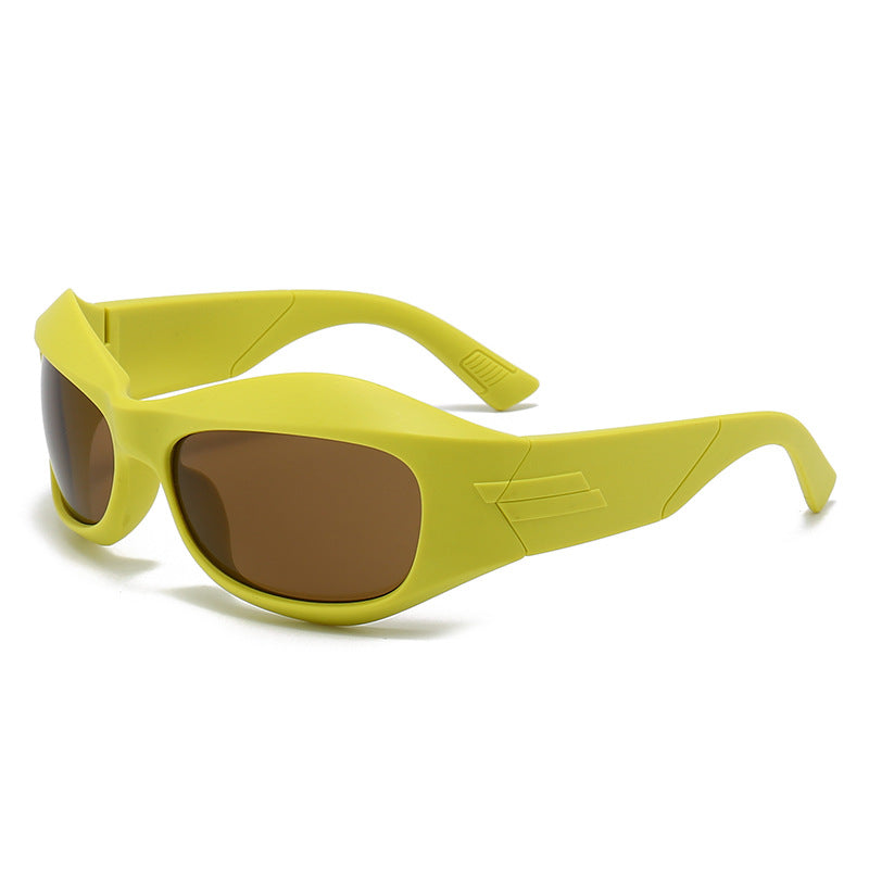 Wholesale Y2K Hip-hop Futuristic PC Sunglasses