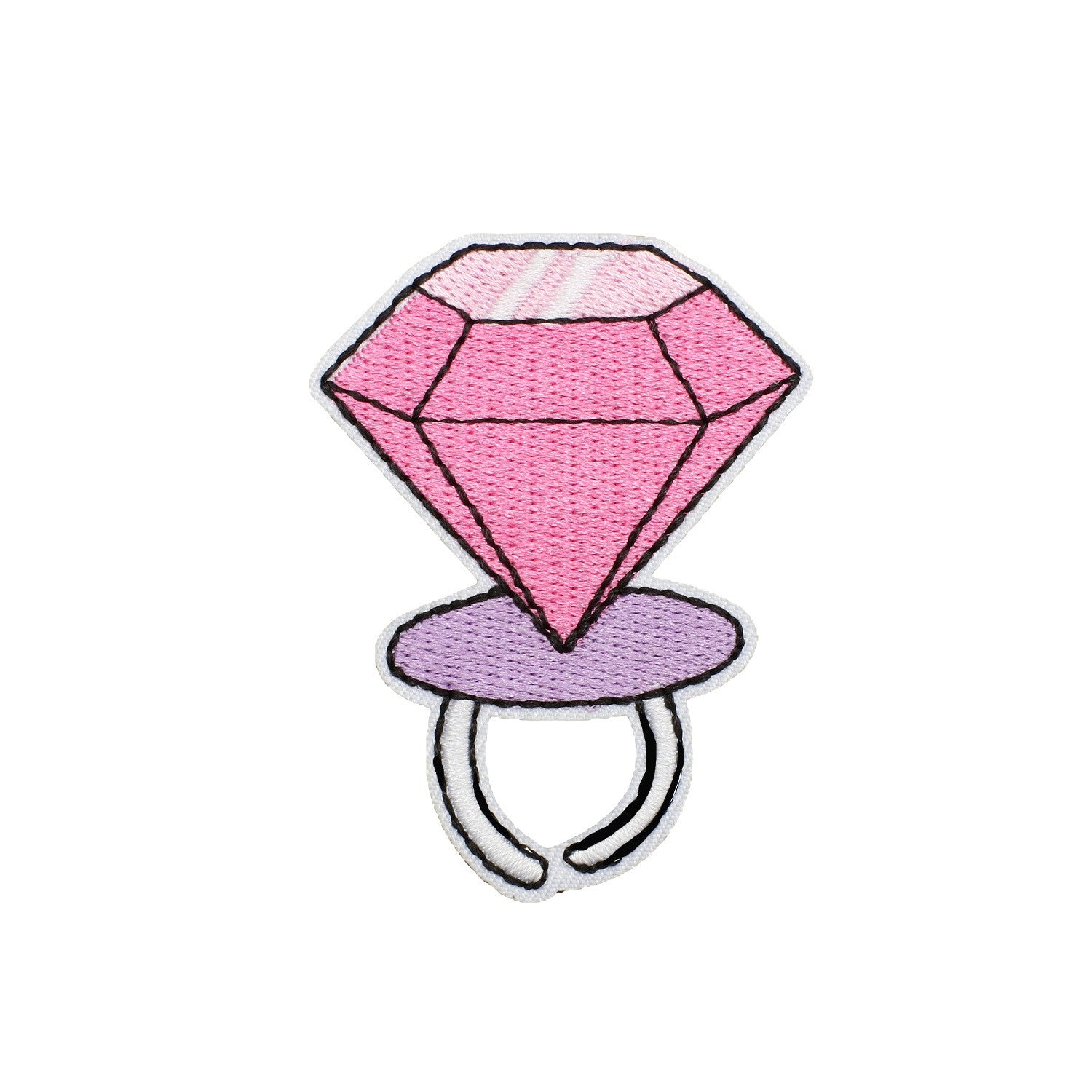 Wholesale Stylish Purple Eye Embroidery Patch Design Iron On Applique For Clothing DIY Fashion Accessory Gift