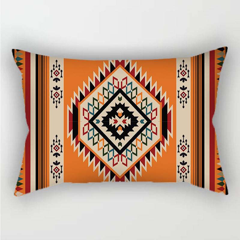Wholesale Bohemian Ethnic Style Short Plush Pillowcases
