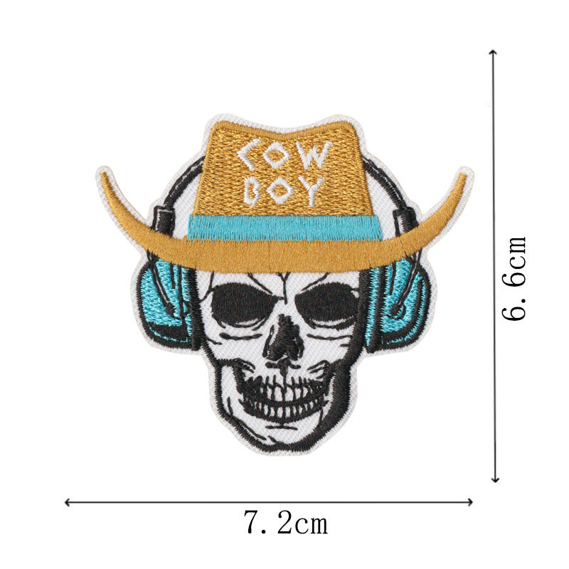 Wholesale Embroidered Western Cowboy Patch Set Of 9 Chic Clothing And Cap Decorative Accent DIY Craft Fashion Accessory For Boutique Resale