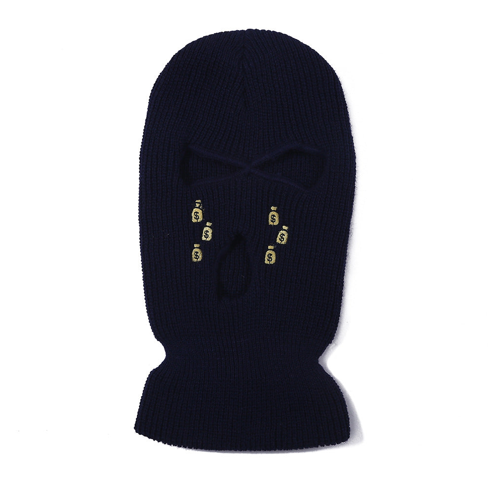 Wholesale Batch Winter Three Hole Hat Money Tears Knitted Hat
