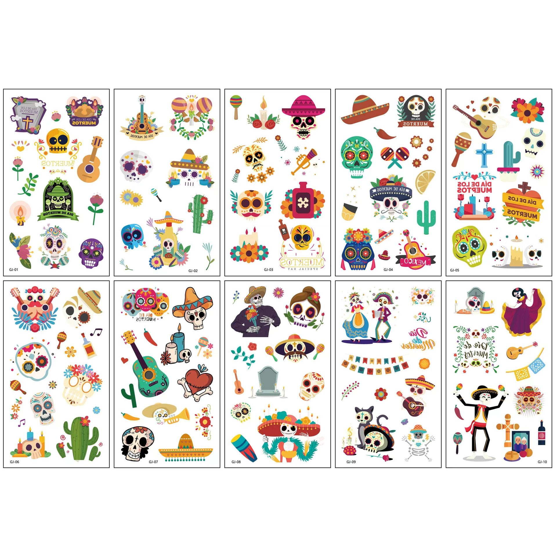 Wholesale 10pcs/sheet Children's cartoon little monster cute tattoo sticker