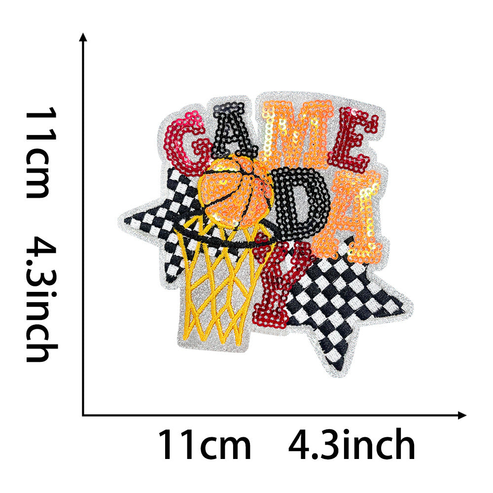 Wholesale Summer Beach Outdoor Seahorse Planet Surfboard Embroidery DIY Patches