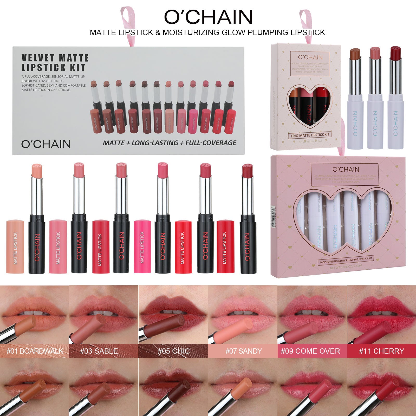 Wholesale Matte velvet matte long-lasting non-fading non-stick cup moisturizing lip balm