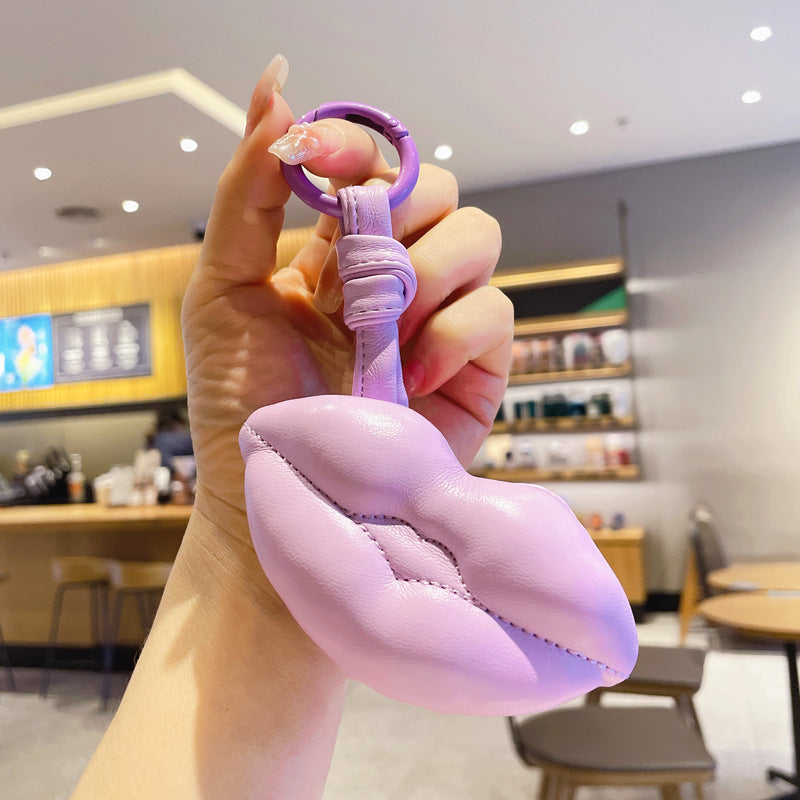 Keychains de labios de cuero al por mayor