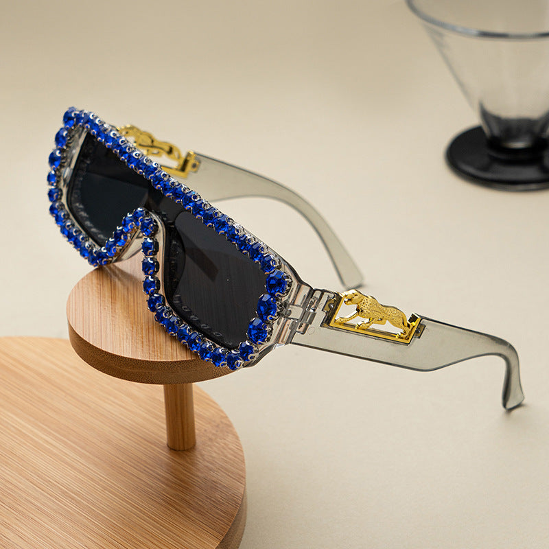 Wholesale Fashion Square Diamond Sunglasses