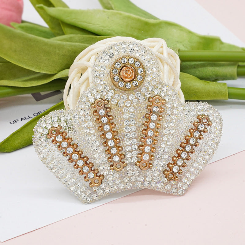 Wholesale 10pcs Multi specification rhinestone crown DIY Patches