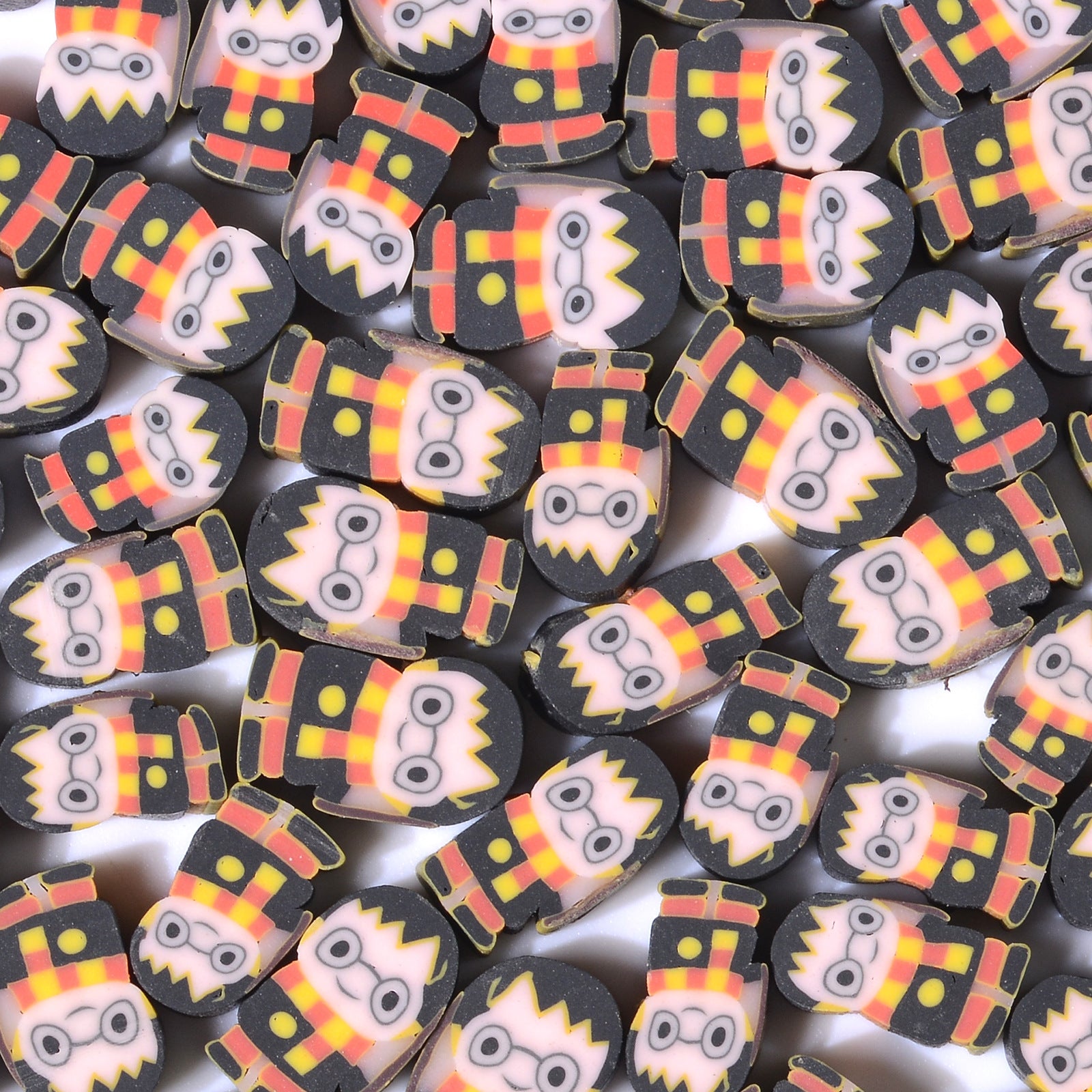 Wholesale 500pcs Mixed Figures Soft Pottery Beads