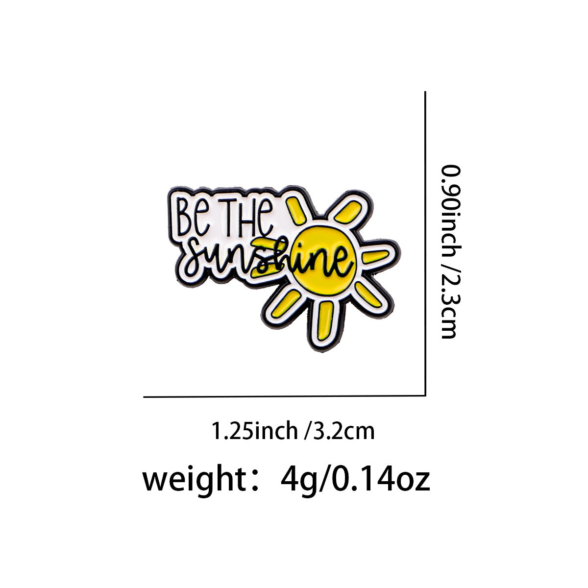 Wholesale Cartoon Metal Badge Creative English Letter Ornaments