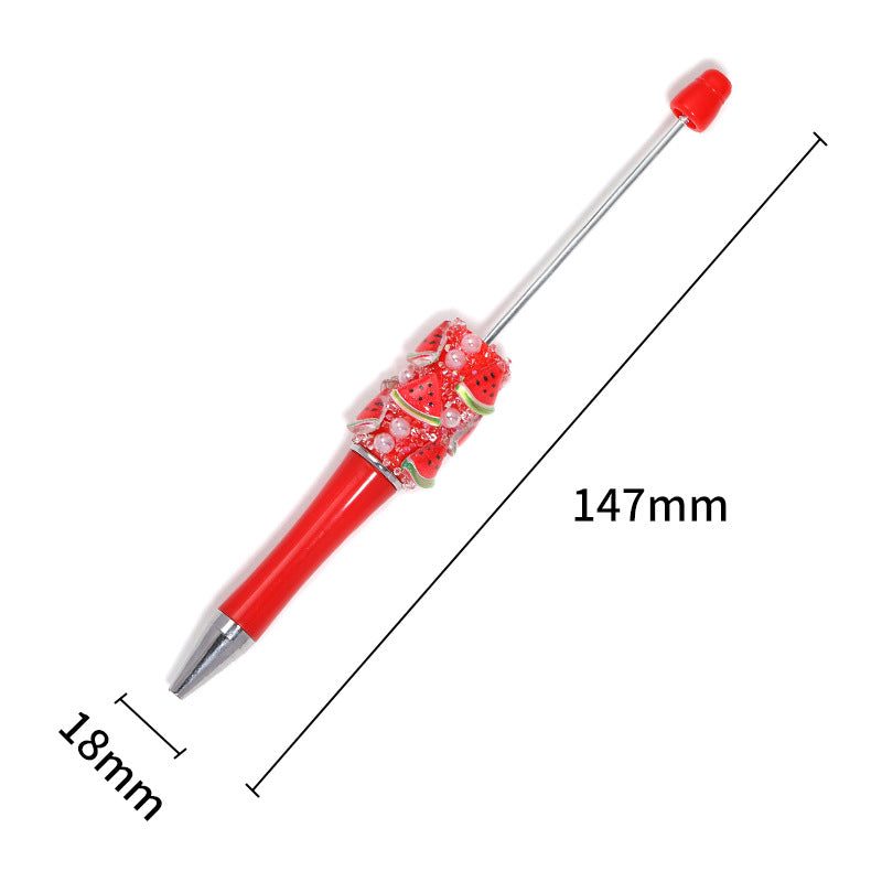 Wholesale 5pcs/pack Fruit-shaped Beadable Pens