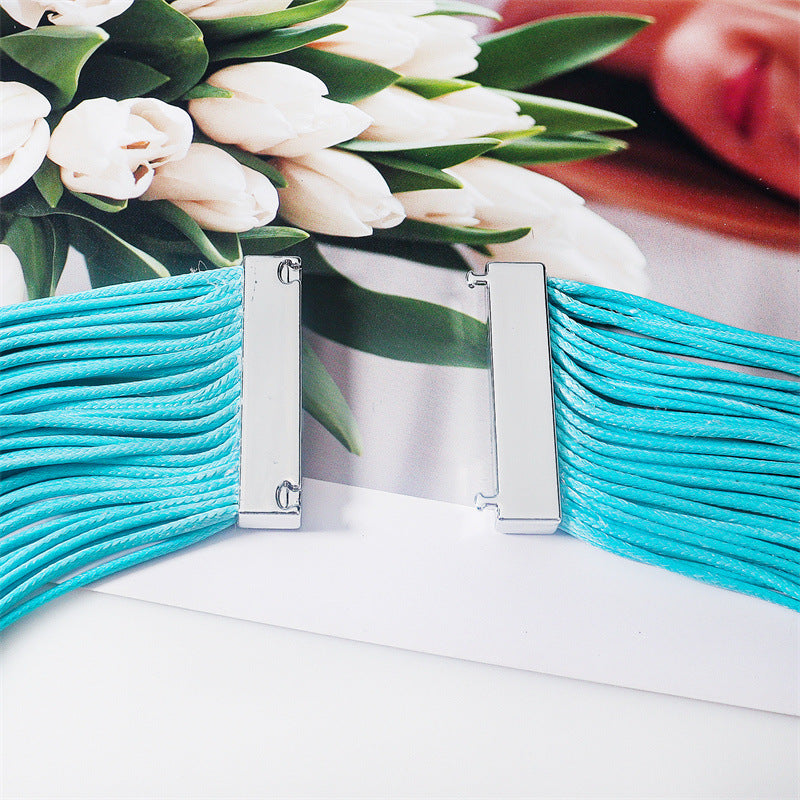 Wholesale New Hand-woven Multi-layer Necklace