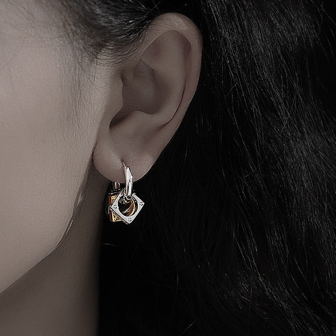 Wholesale Retro Trendy Cool Personality Design Sense Earrings