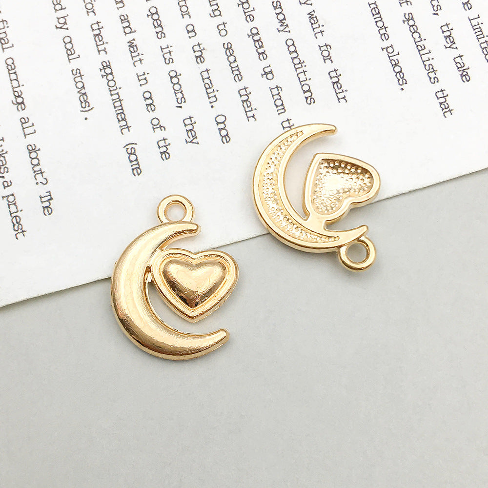 Wholesale Alloy Simulation Star Moon Sun Series Pendant