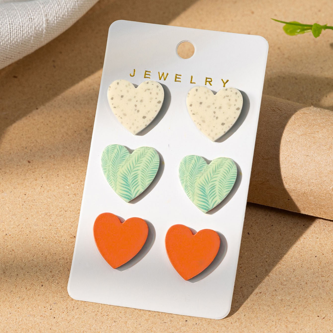 Wholesale design leopard acrylic earrings