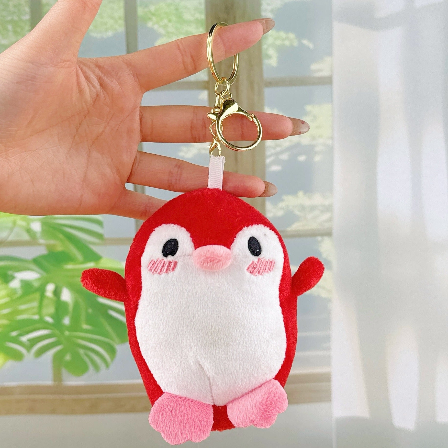 Wholesale  Cartoon Penguin Doll Pendant Cute Little Penguin Plush Toy Keychain Pendant Bag Hanging Ornament Grasp Gifts