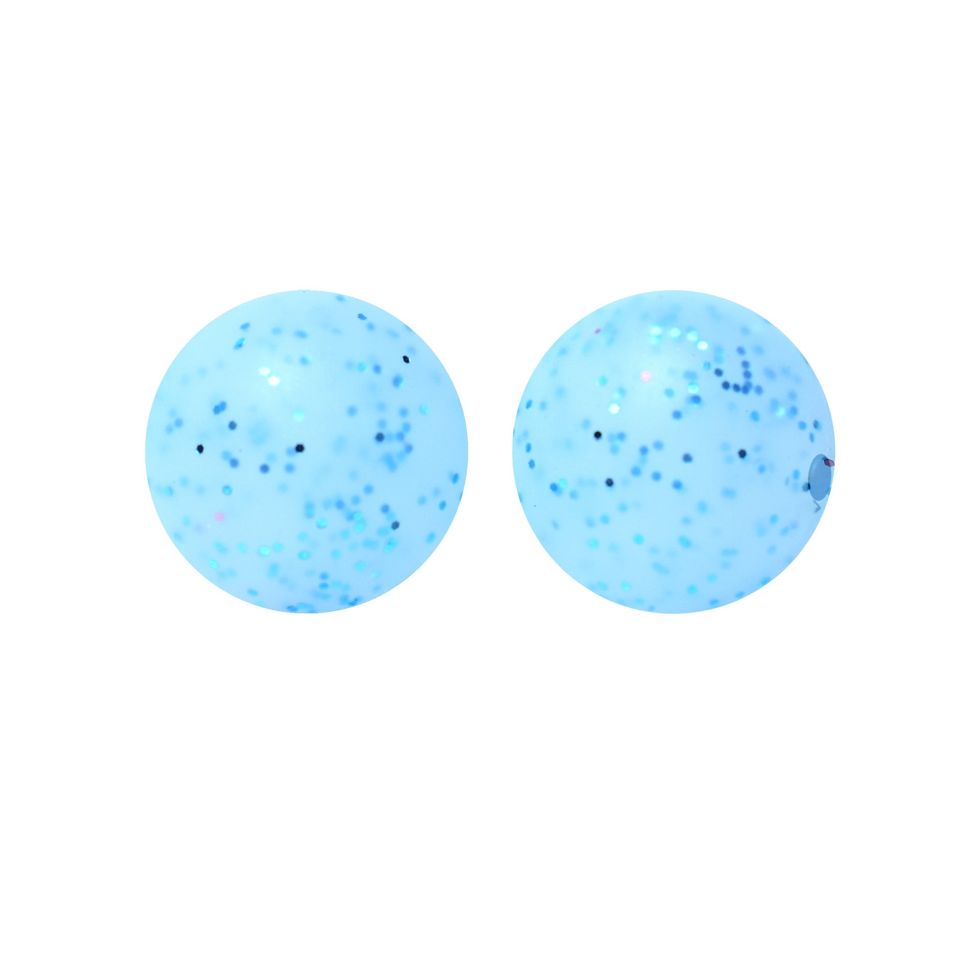 Wholesale 50pcs/pack Imitation Metal Style Speckle Silicone Beads