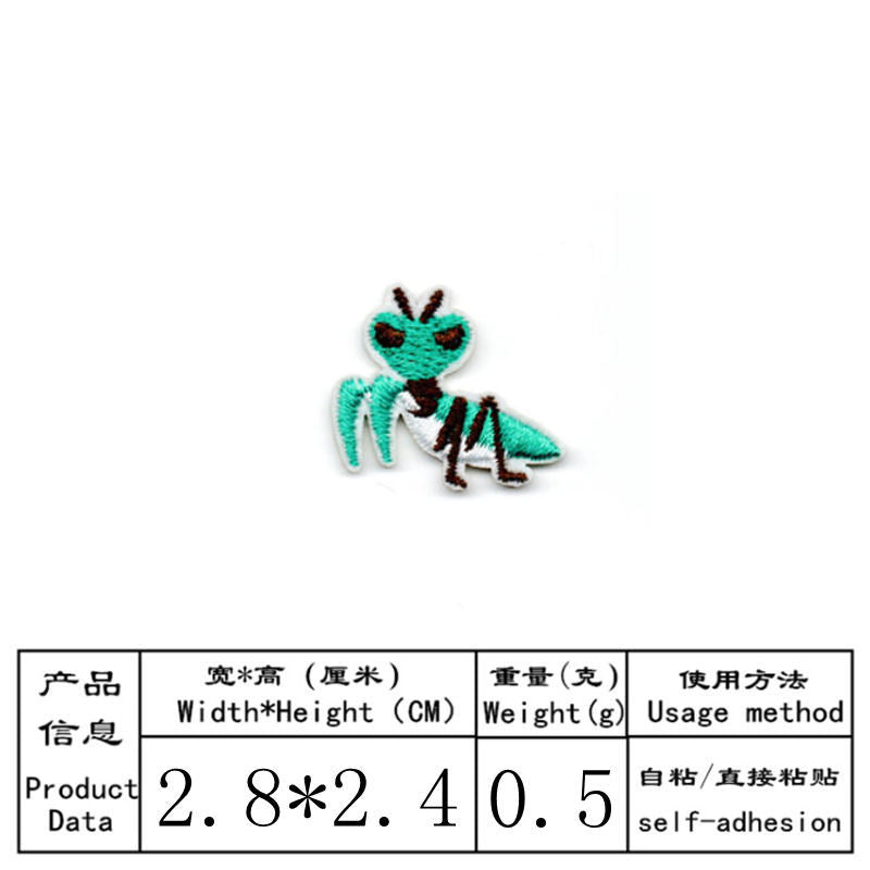 Wholesale Self Adhesive Embroidered Bird Butterfly Insect Patches Set Trendy DIY Decorative Accessory For Coats And Bags Gift Boutique Resale