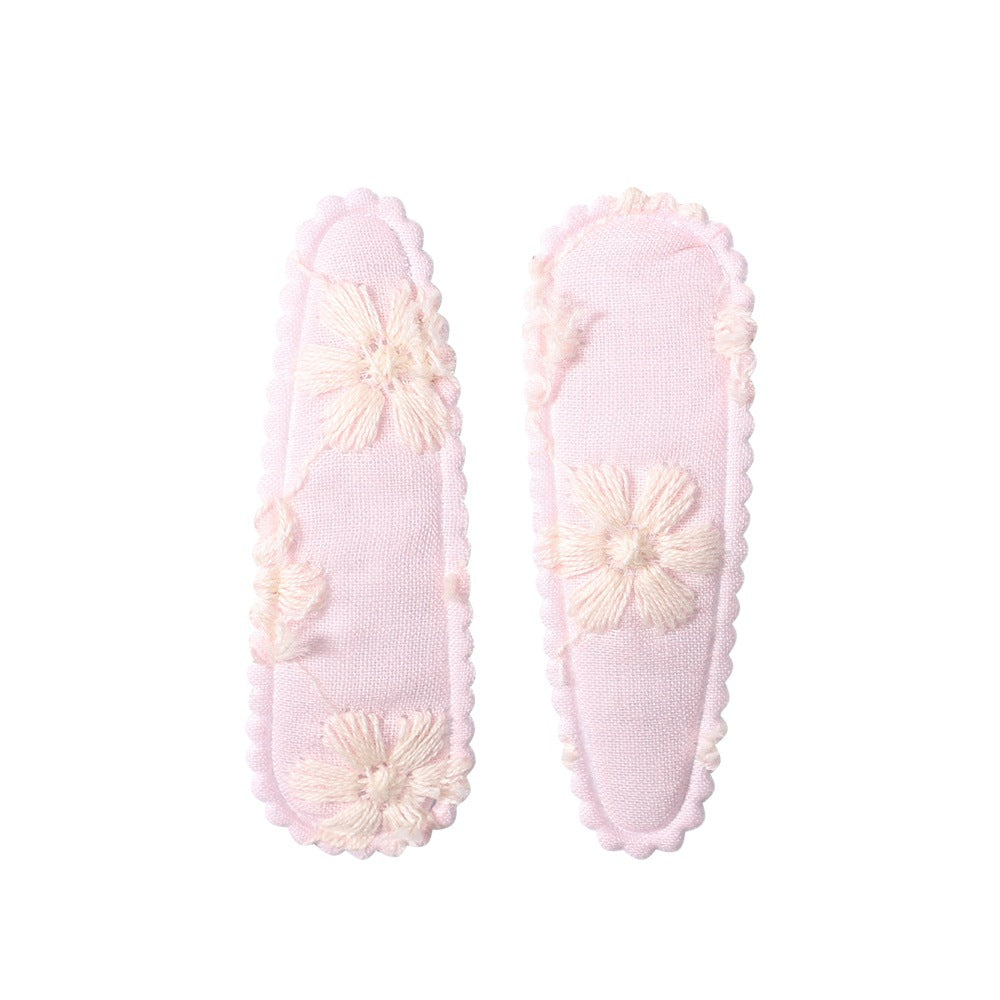 Wholesale Creative Sweet Floral BB Hair Clips