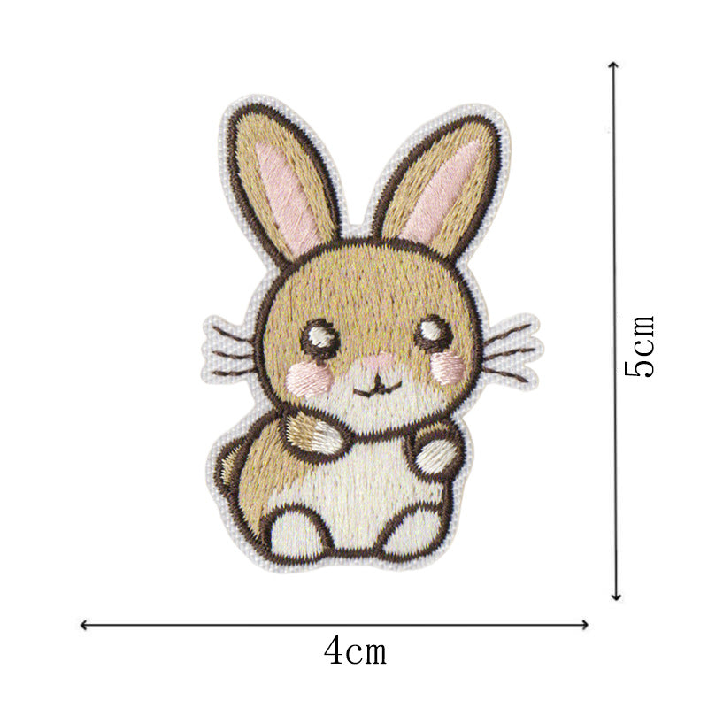 Wholesale Cartoon Cute Rabbit Embroidery DIY Patches