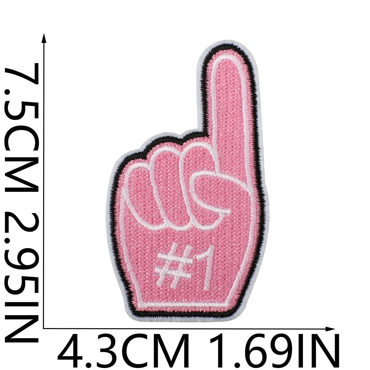 Wholesale Game Day Embroidery Patch Iron On Applique For Clothing Jeans Backpack Decoration DIY Craft Supply Fashion Accessory Gift Boutique Resale