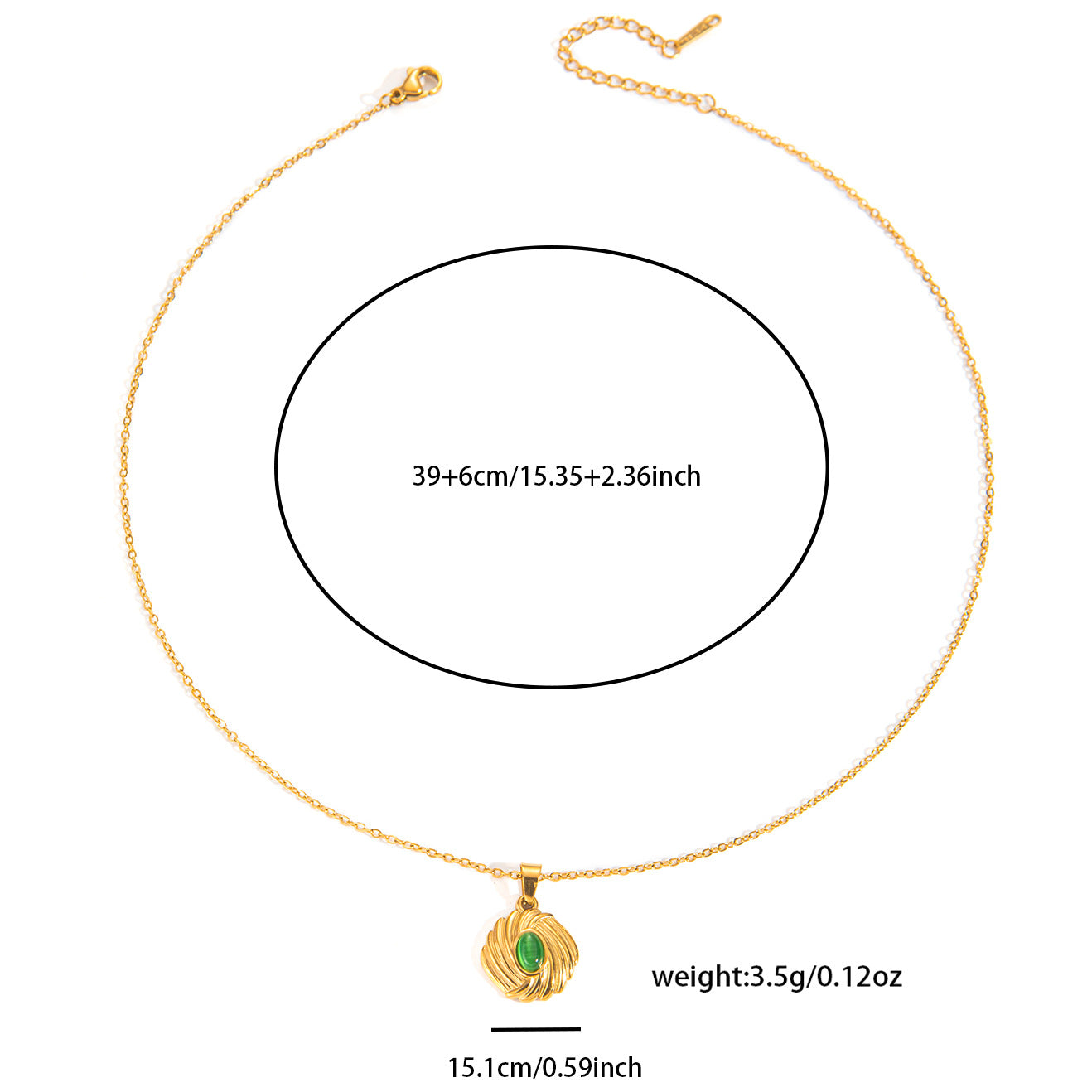 Wholesale Stainless steel jewelry set in gold
