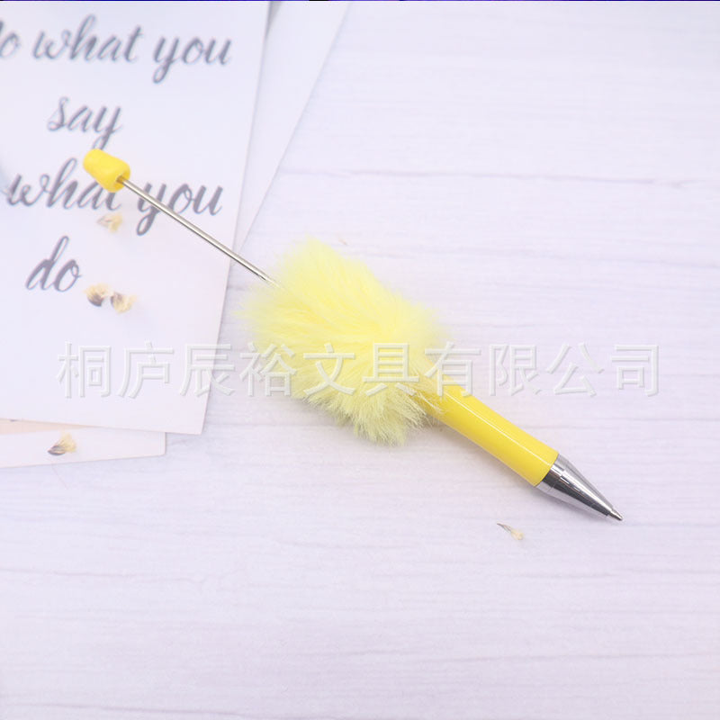 Wholesale Cartoon beaded cute pen with cute beads and cute girly gift pen