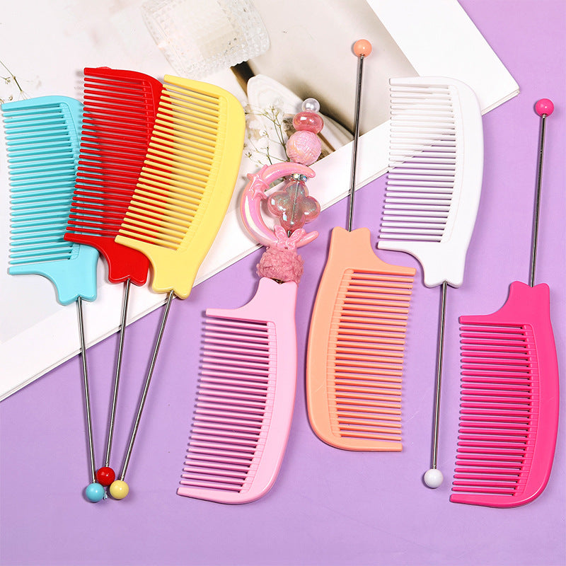 Wholesale 5PCS/PACK DIY Beaded Comb  Cute Comb