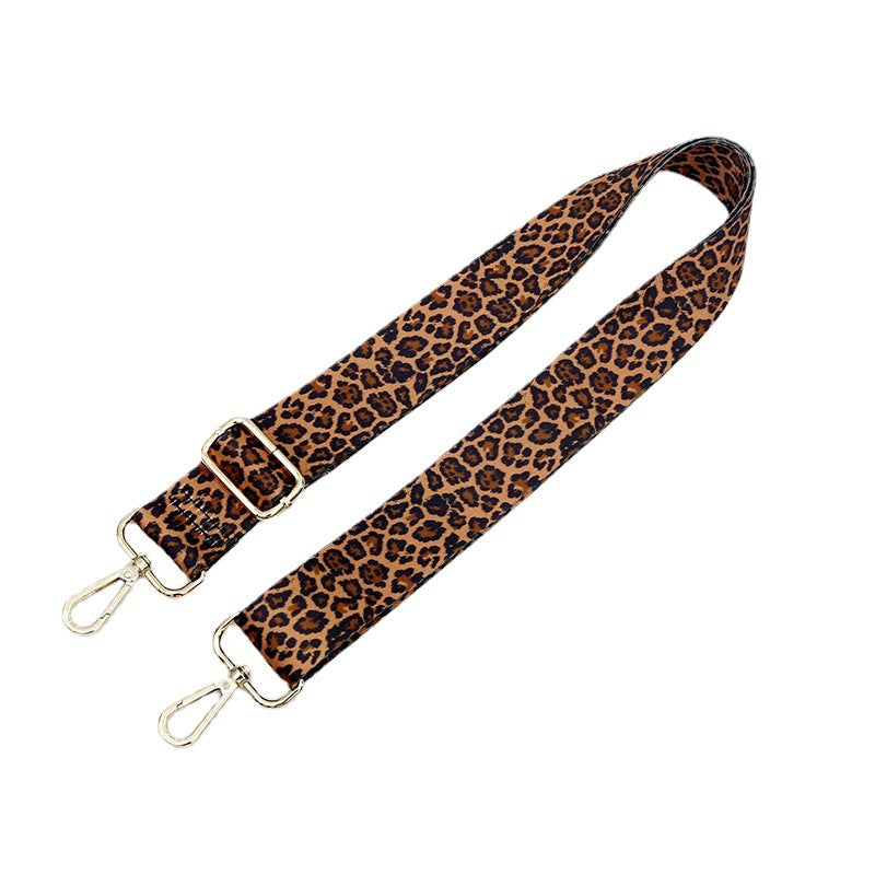 Wholesale Leopard Pattern Wide Shoulder Strap Polyester Adjustable Women's Bag Strap