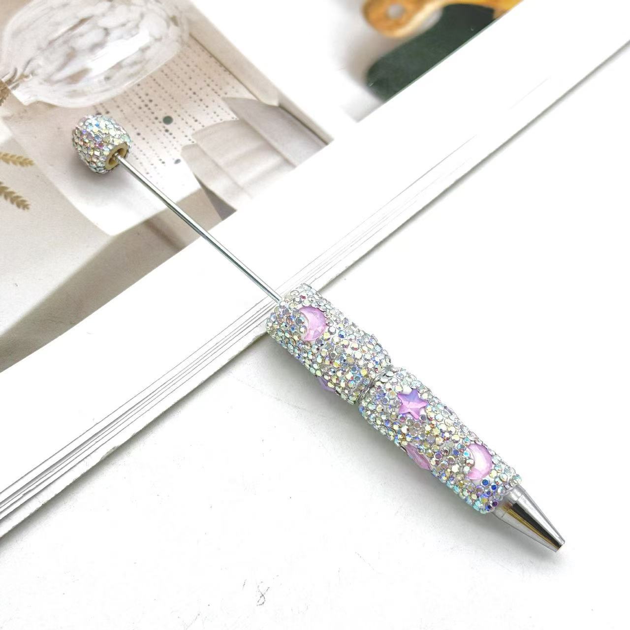 Wholesale Star Full Diamond beadable pens
