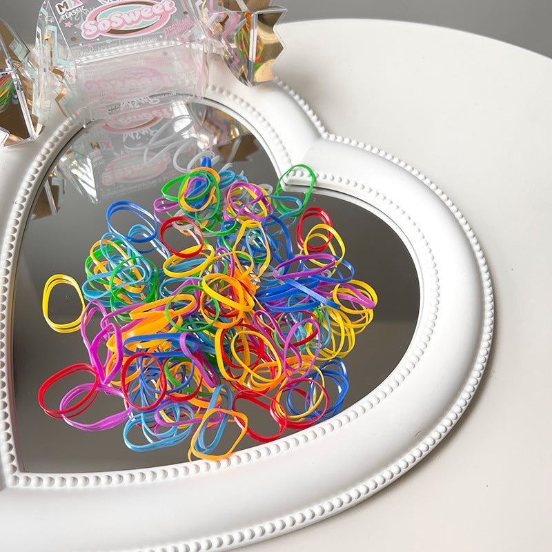 Wholesale Candy Color Disposable Rubber Band