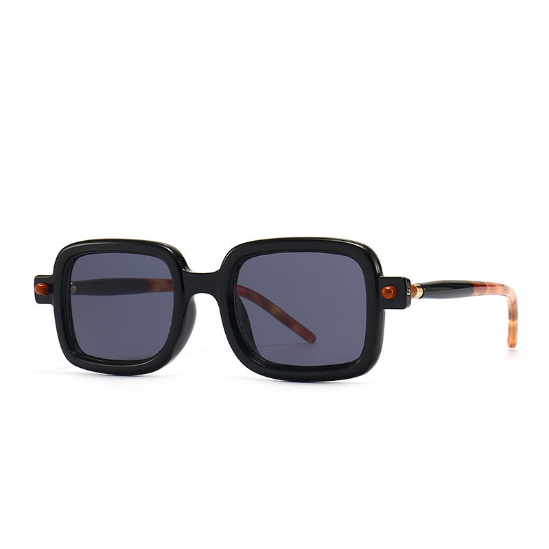 Wholesale New Thick Square Frame PC Men's Sunglasses