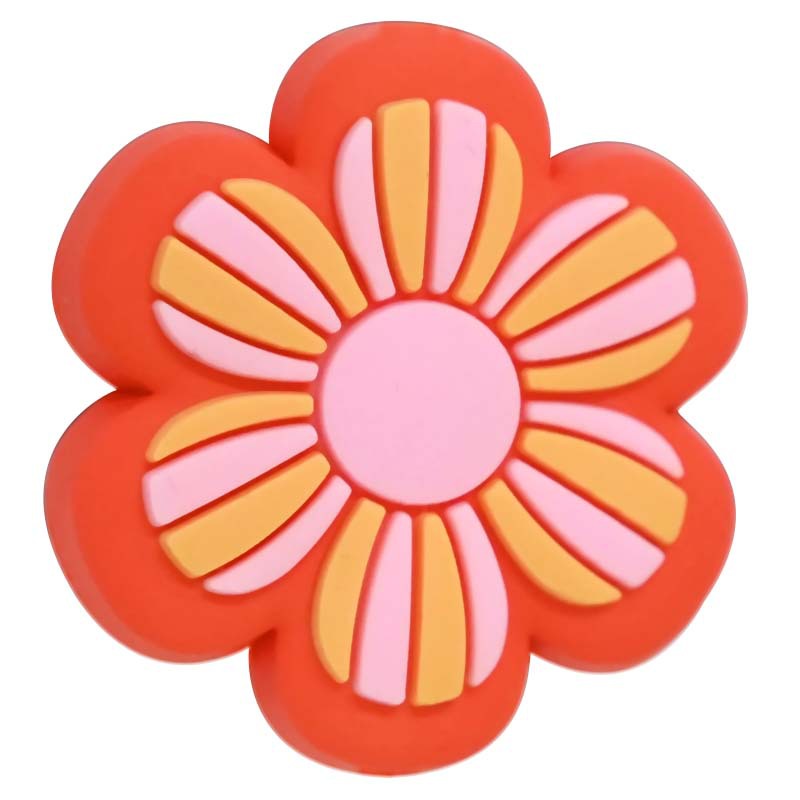 Wholesale Random 100pcs Colored Flower Shaped Focal Beads