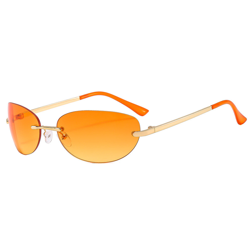 Wholesale Metal Frameless PC Sunglasses